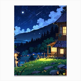 Night Scene Canvas Print