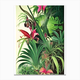 Jungle Botanicals 5 Botanical Canvas Print