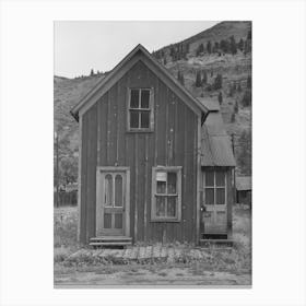 Old House Of Gold Miner, Telluride, Colorado By Russell Lee Canvas Print