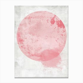 Pink Circle Canvas Print Canvas Print