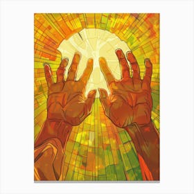 Hands Of Jesus Canvas Print