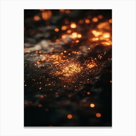 Sparkles In The Water Canvas Print