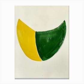 'Green And Yellow' 1 Canvas Print