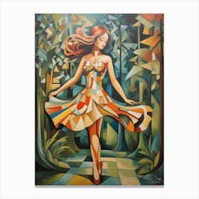 Dancer In The Forest Canvas Print