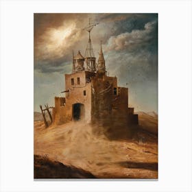 Castle In The Desert Canvas Print