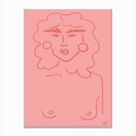 Pink Lady Canvas Print