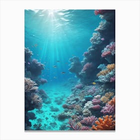 Underwater Escape Canvas Print