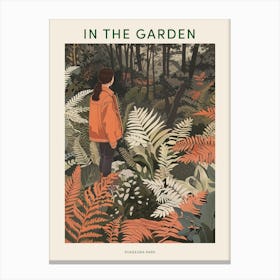 In The Garden Poster Pukekura Park New Zealand 3 Canvas Print