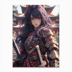 Samurai Girl 12 Canvas Print