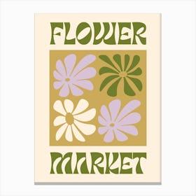 Flower Market 1 Canvas Print