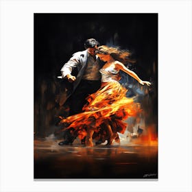 Passionate Flamenco - Flamenco Dancers Canvas Print