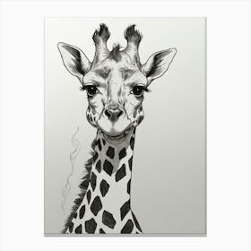 Giraffe 40 Canvas Print