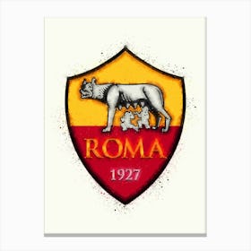 As Roma football club Canvas Print