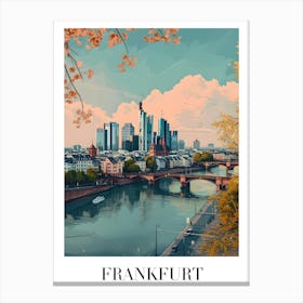 Frankfurt City Canvas Print