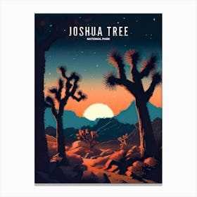 Joshua Tree National Park Painting Canvas Print