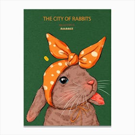 City Of Rabbits 1 Canvas Print