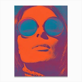 Woman In Sunglasses 2 Canvas Print