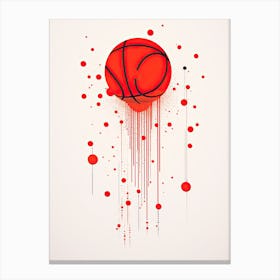 Basketball Ball Canvas Print