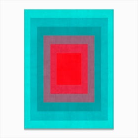 Modern gradient geometry 6 1 Canvas Print