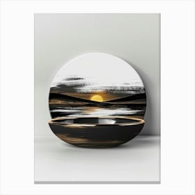 Sunset Bowl Canvas Print