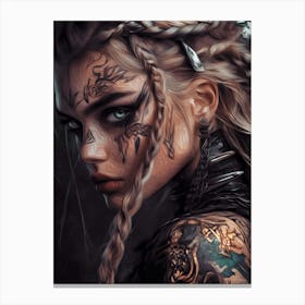 viking girl art Toile