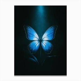 Blue Butterfly 3 Canvas Print