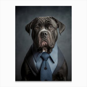 Dog In A Suit, Personalized Gifts, Gifts, Gifts for Pets, Christmas Gifts, Gifts for Friends, Birthday Gifts, Anniversary Gifts, Custom Portrait, Custom Pet Portrait, Gifts for Mom, Dog Portrait, Couple Portrait, Family Portrait, Pet Portrait, Portrait From Photo, Gifts for Dad, Gifts for Boyfriend, Gifts for Girlfriend, Housewarming Gifts, Custom Dog Portrait Canvas Print