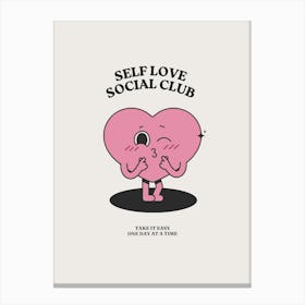 Self Love Social Club Canvas Print