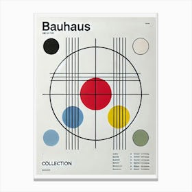 Bauhaus geometric Collection Canvas Print