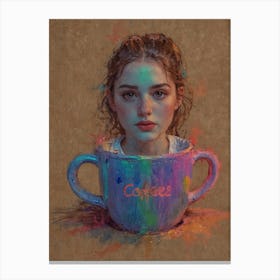 Coffee Girl Canvas Print