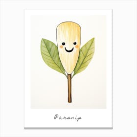 Friendly Kids Parsnip Poster Canvas Print