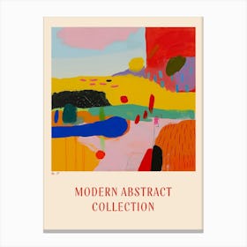 Modern Abstract Collection Poster 77 Canvas Print