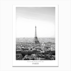 Paris Eiffel Tower 1 Canvas Print