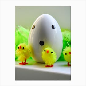 Easter Chicks 4 Canvas Print