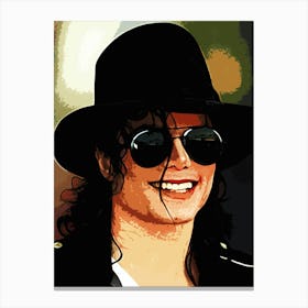 Michael Jackson king of pop 1 Canvas Print