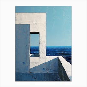 Drama Dreams: Minimalist Art, Greece Canvas Print