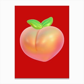 Peach 2 Canvas Print
