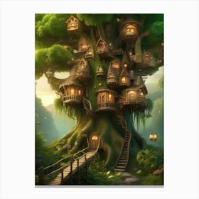 Tree House Canvas Print