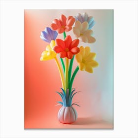 Dreamy Inflatable Flowers Gaillardia 2 Canvas Print