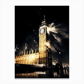 Big Ben At Night Canvas Print