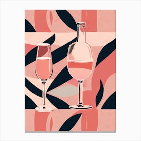 Pink Wine Canvas Print