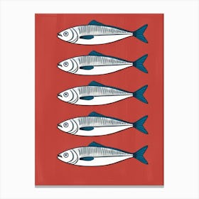 Sardines 8 Canvas Print