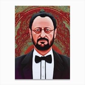 Jean Reno Illustration Movies Canvas Print