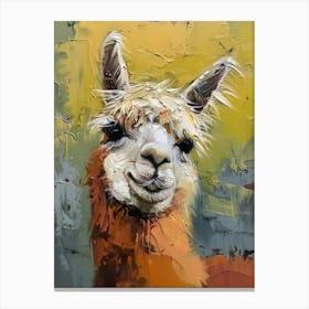 Alpaca Painting Art Print Canvas Print