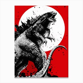 Godzilla 13 Canvas Print