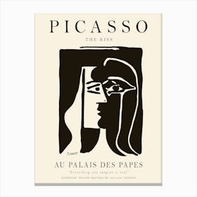 Picasso The Kiss Canvas Print