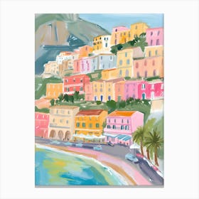 Amalfi Coast La Dolce Vita Poster 14 Canvas Print