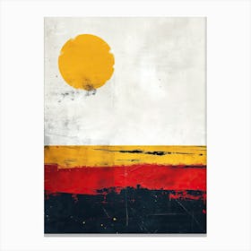 Abstract Minimalism, German Canvas Print