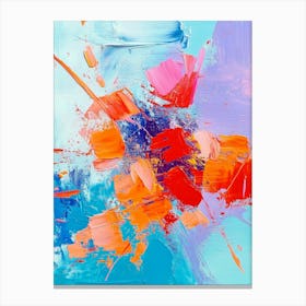 Abstract Colorful Painting 2 Canvas Print