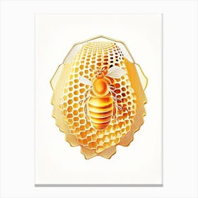 Honey Comb Vintage Canvas Print